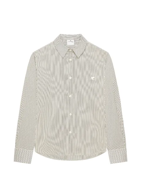 Courrèges striped poplin shirt