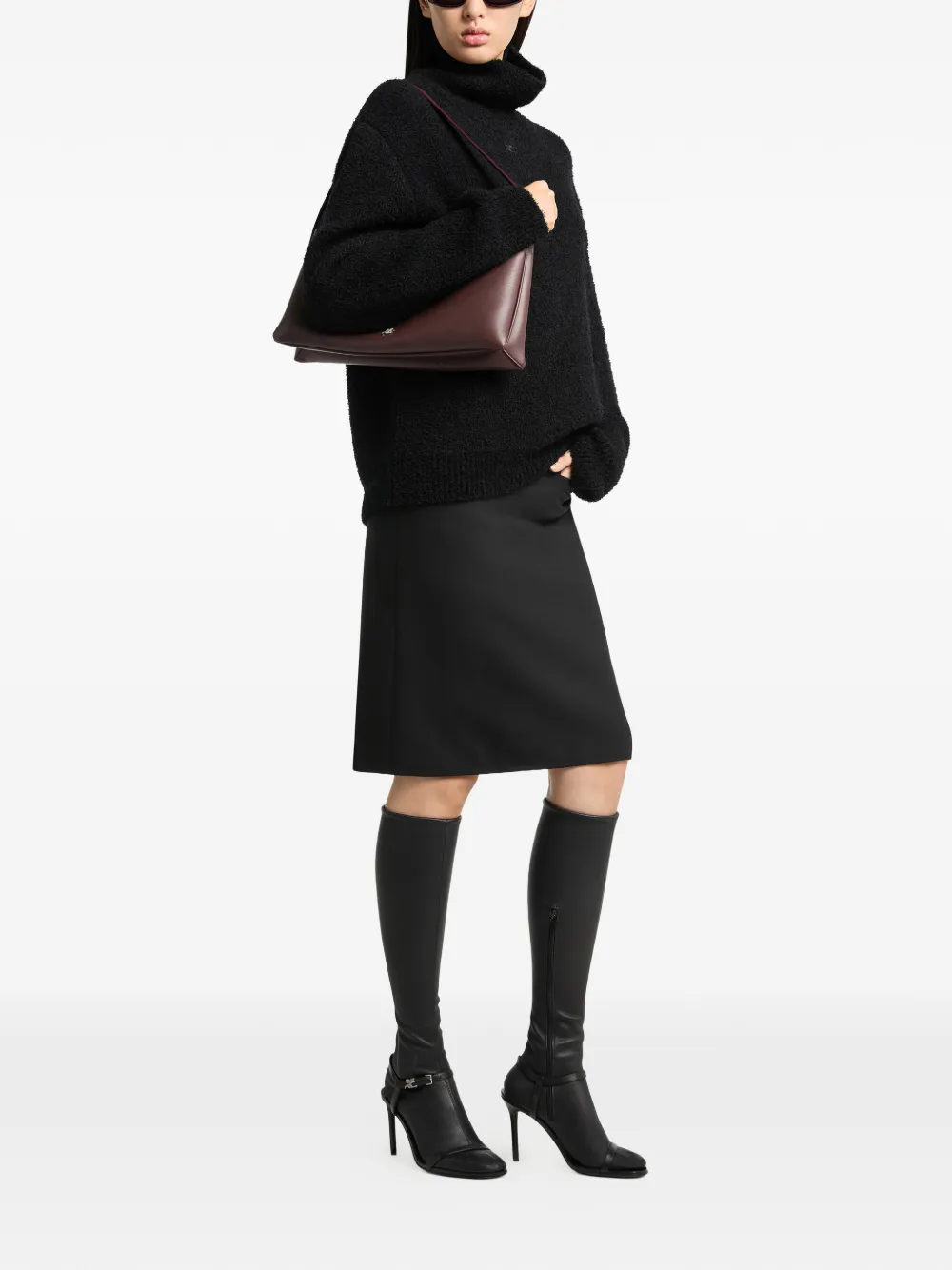 Courrèges Cuff schoudertas Paars