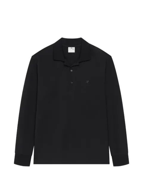 Courrèges AC logo-detail polo shirt