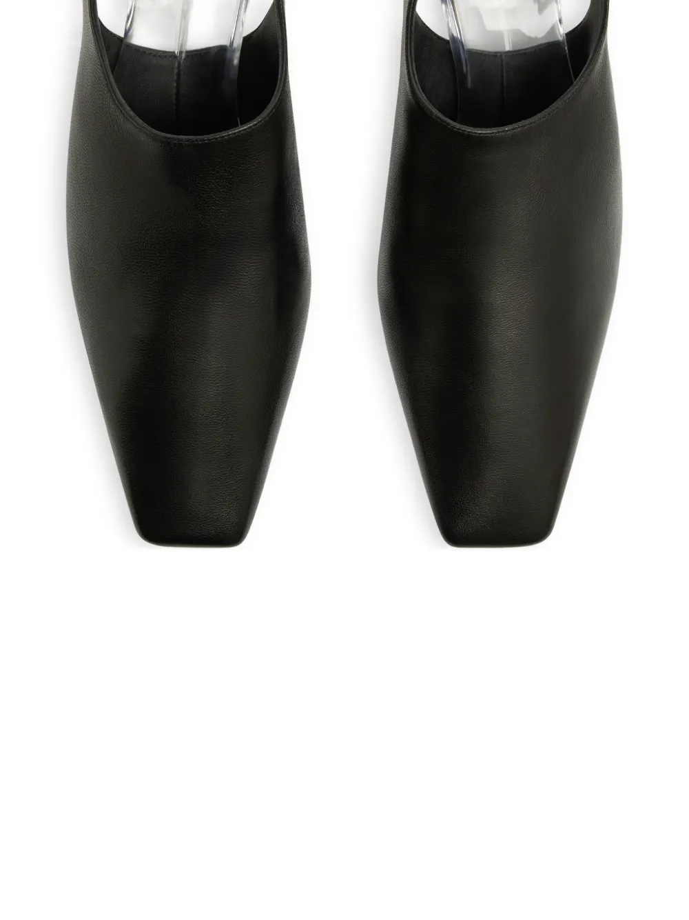 Courrèges Slingback pumps met doorzichtige hak Zwart