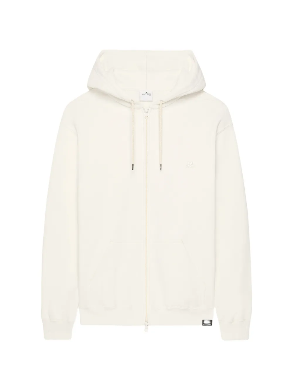 Courrèges Felpa con logo - Bianco