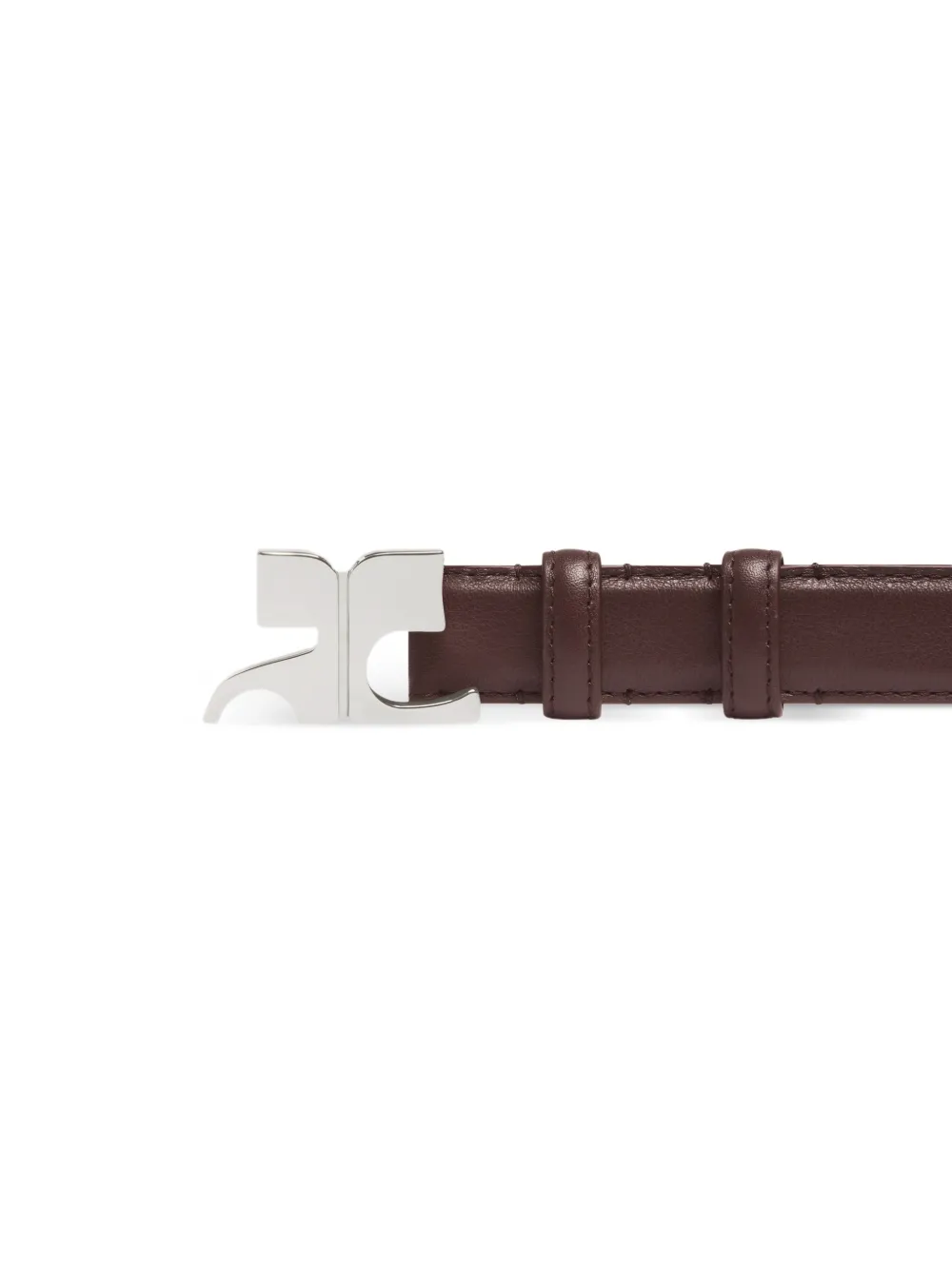 Courrèges AC riem met logo-plakkaat Rood