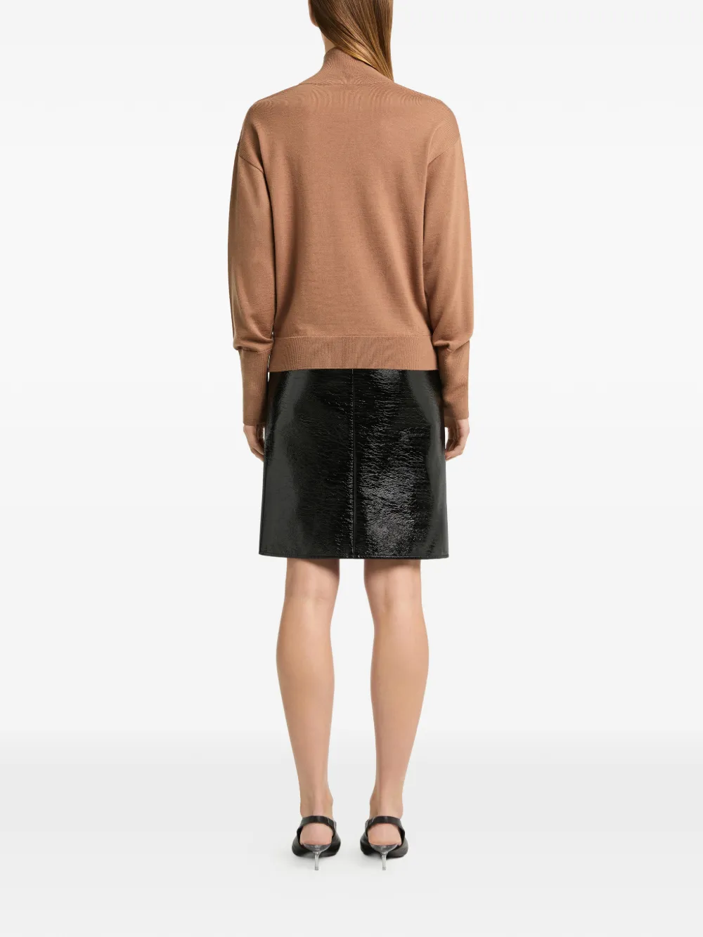 Courrèges Trui van merinowol Beige