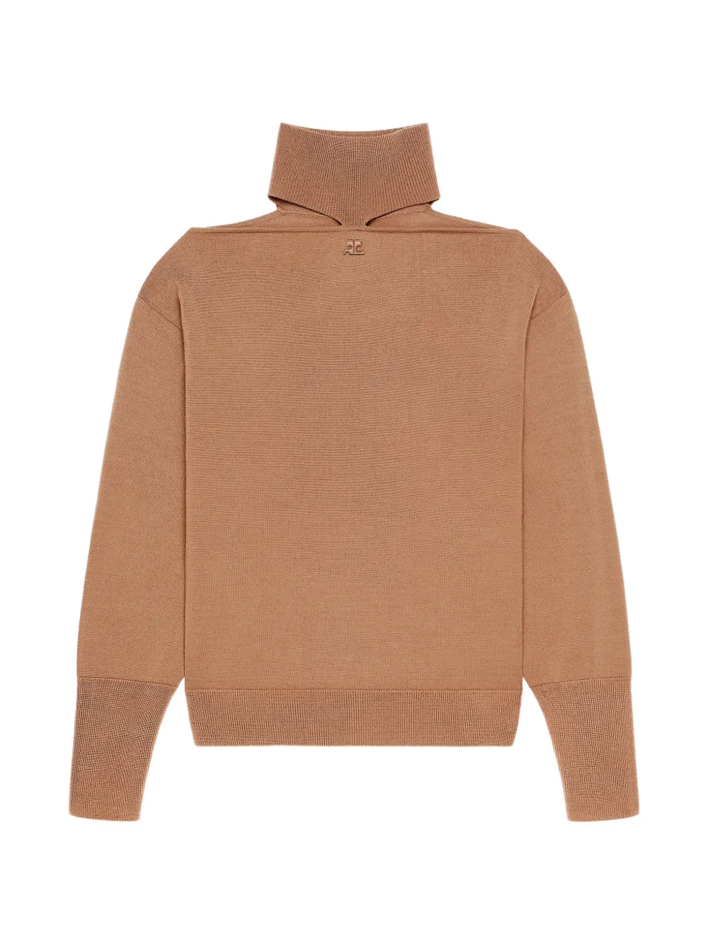 Courrèges Maglione in lana merino - Toni neutri