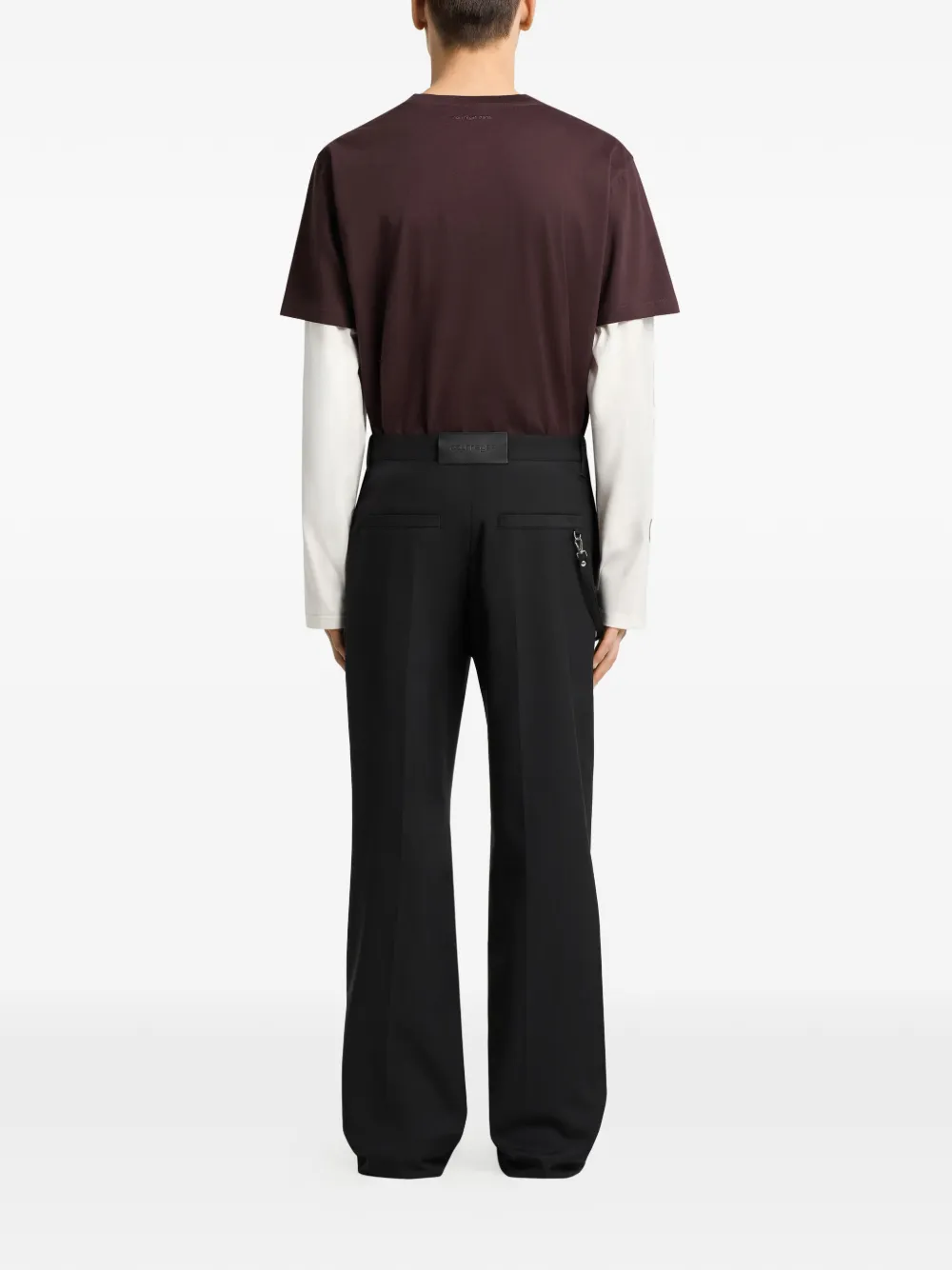 Courrèges T-shirt met logopatch Rood