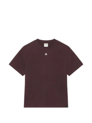 Moncler logo-patch T-shirt | Purple | FARFETCH
