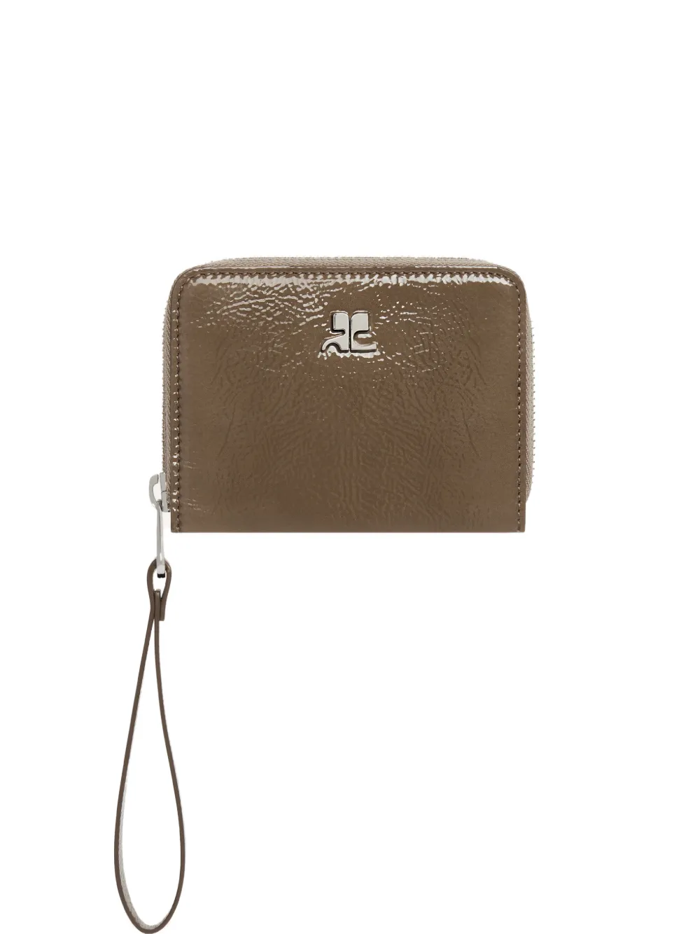 Courrèges zipped wallet - Toni neutri