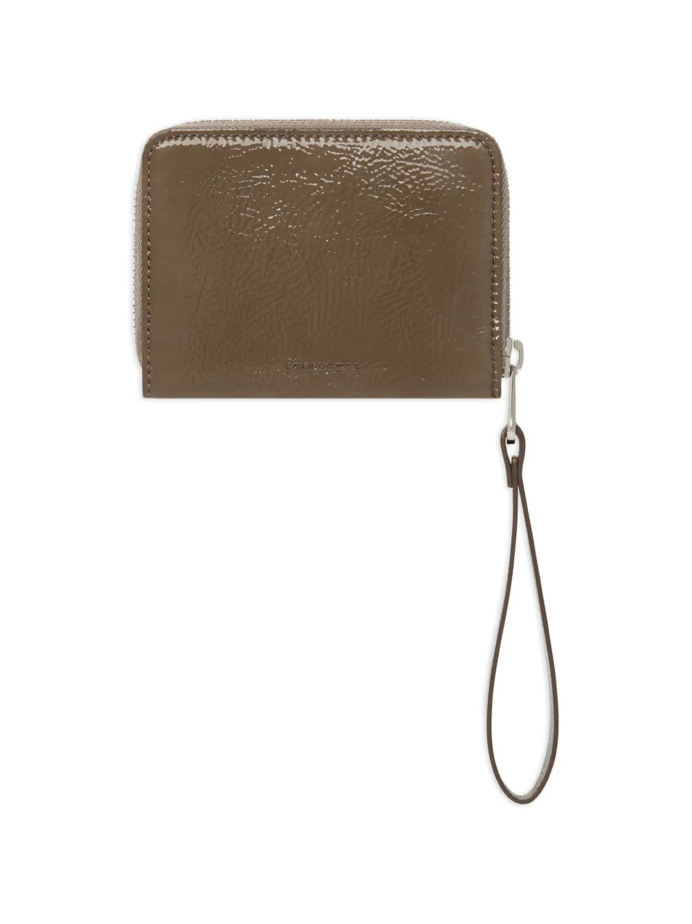 Courrèges Portemonnee met rits Beige