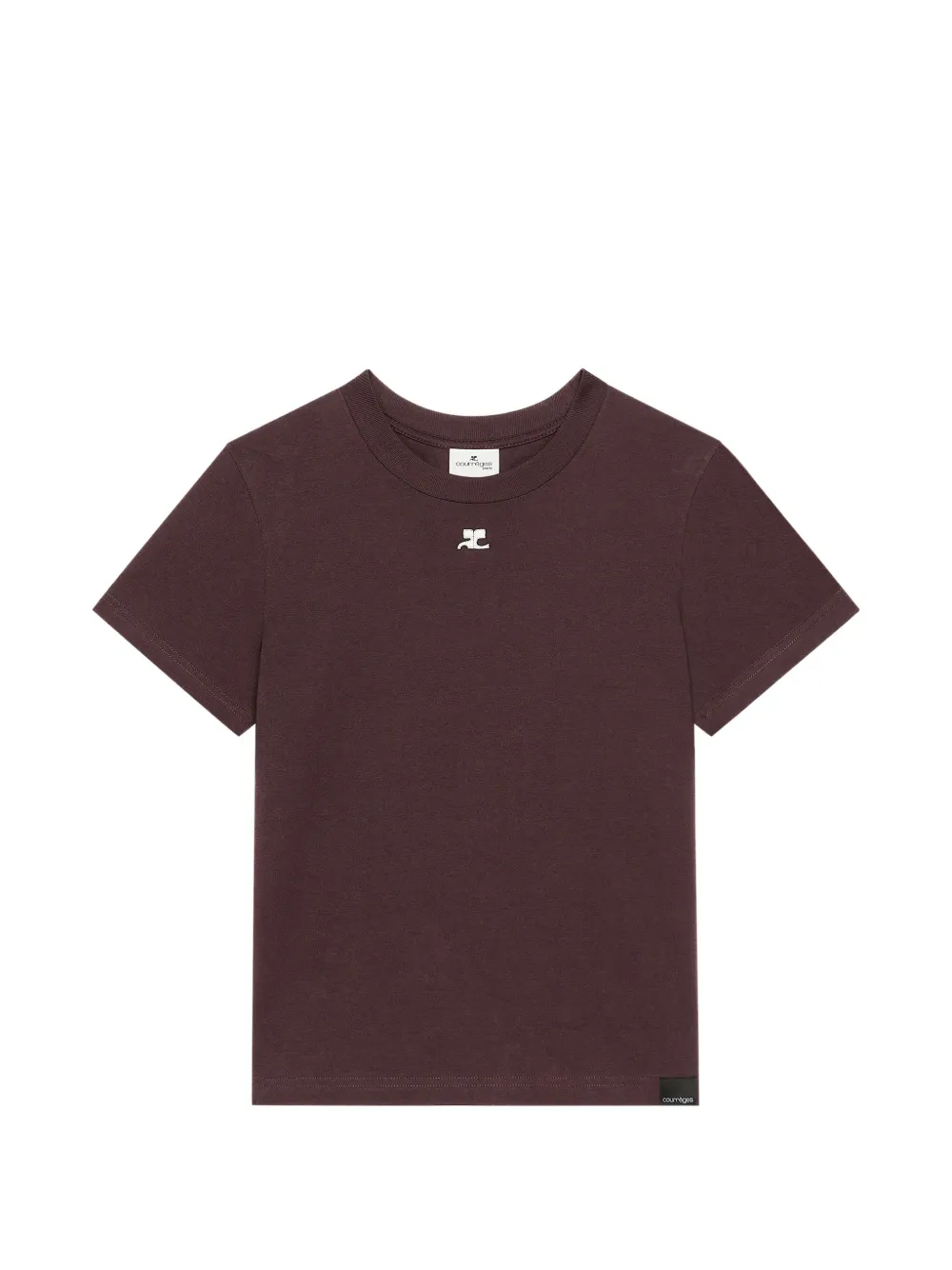 Courrèges T-shirt con logo - Rosso