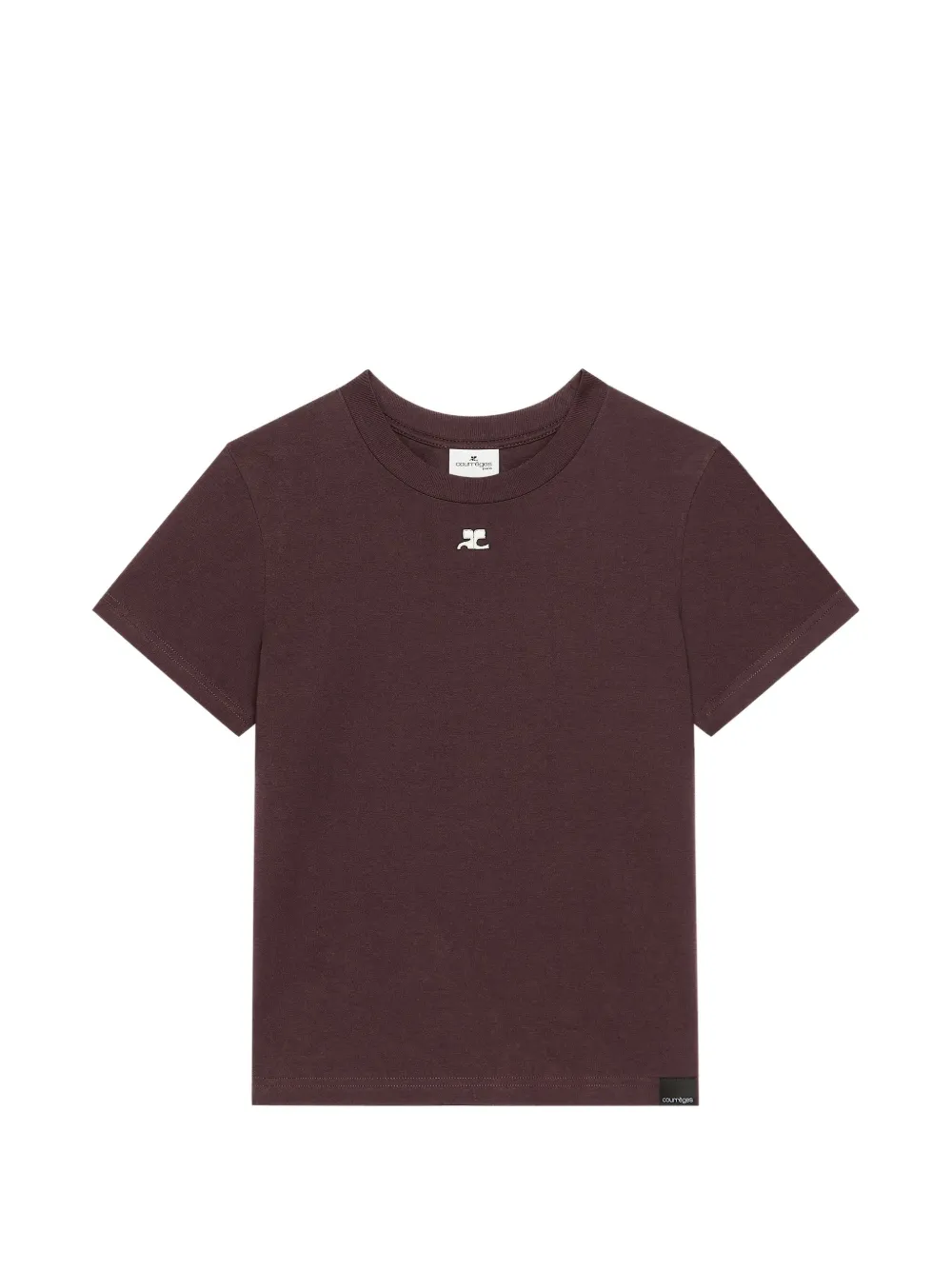 Courrèges T-shirt con logo - Rosso