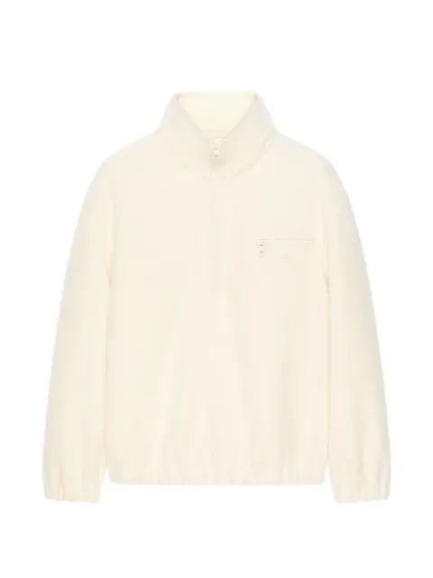 Courrèges zipped fleece sweater