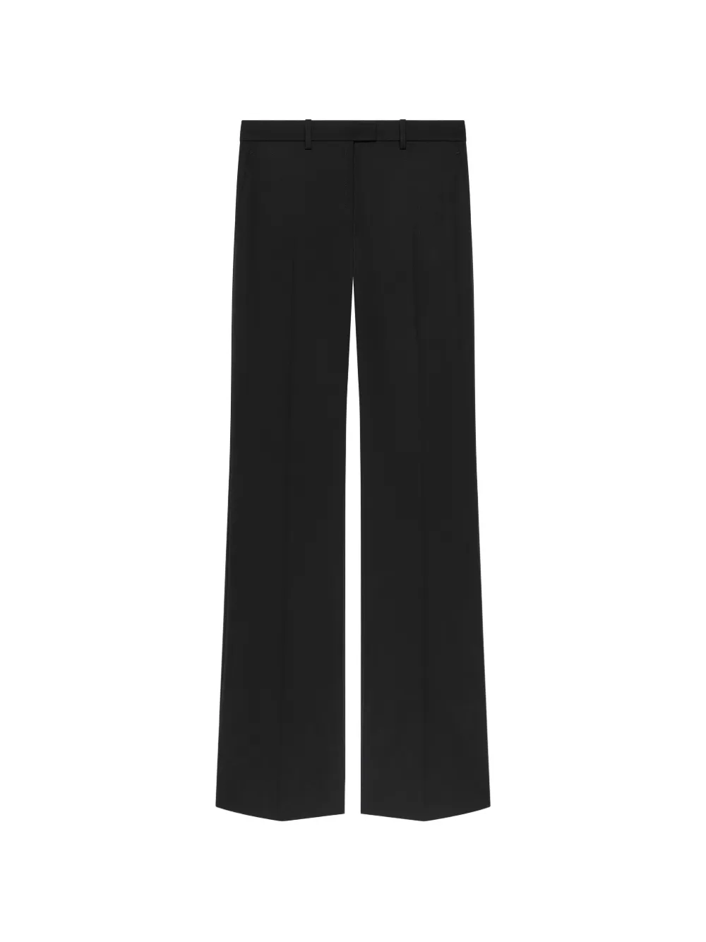 Courrèges Pantaloni sartoriali in lana - Nero