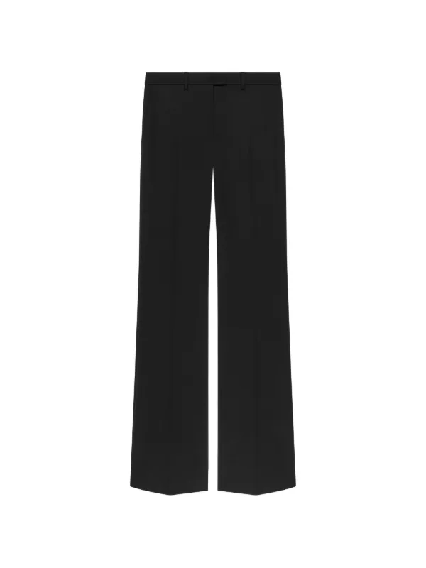 Courrèges Tailored Wool Trousers in Black