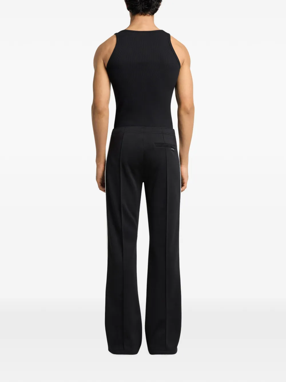 Courrèges Tanktop met logopatch Zwart