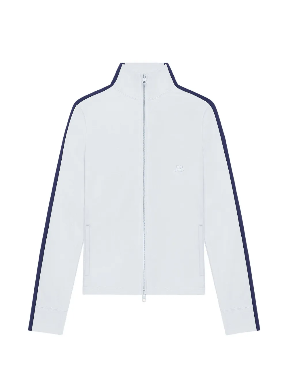 Courrèges Giacca con applicazione logo - Blu