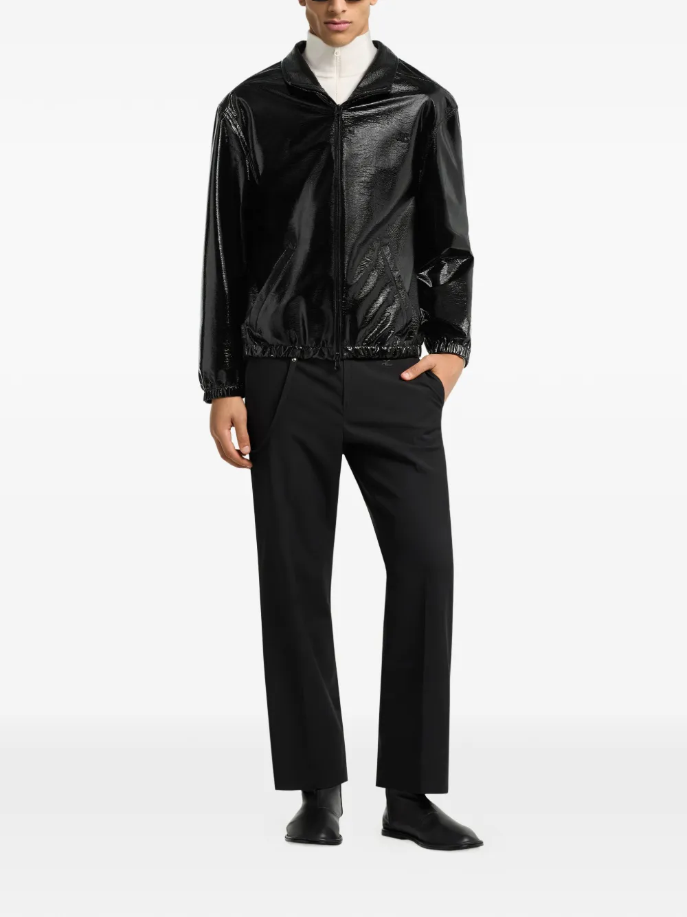 Courrèges Oversized trainingsjack Zwart