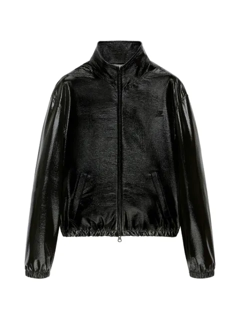 Courrèges vinyl oversized tracksuit jacket