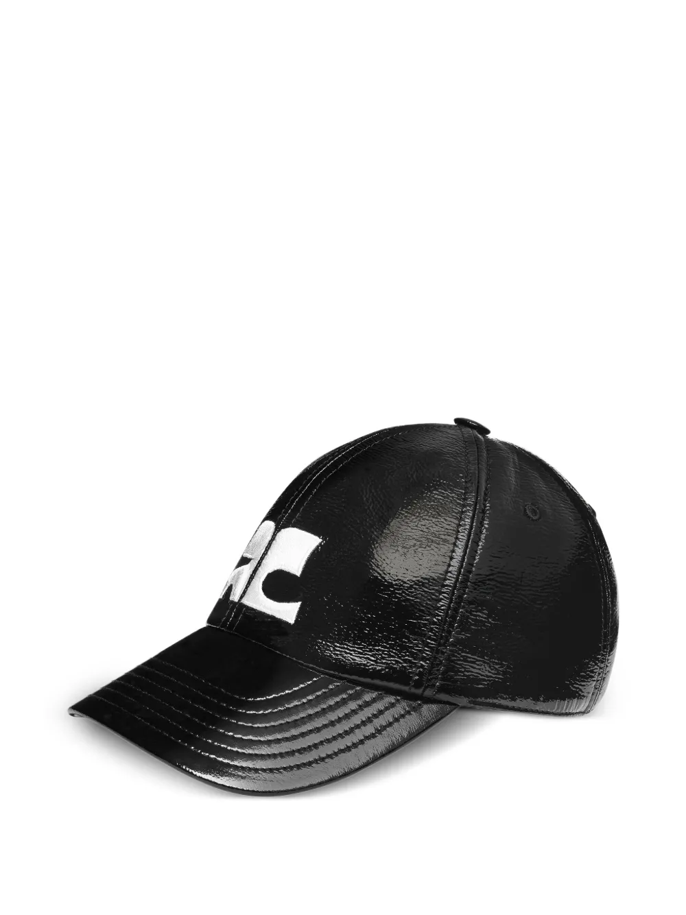 Courrèges Pet met AC-logo Zwart