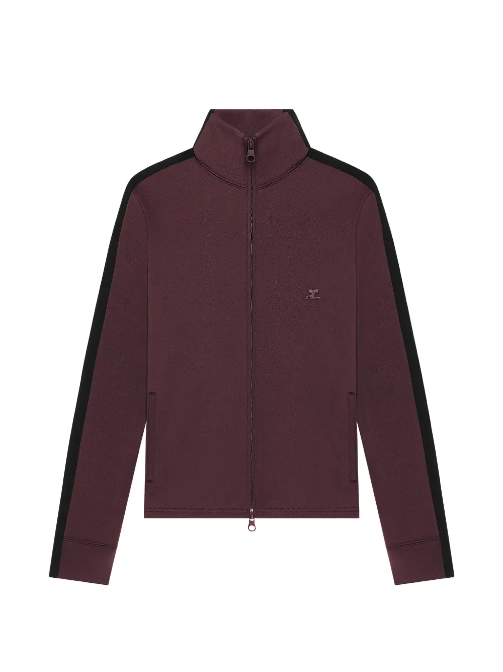 Courrèges Giacca con applicazione logo - Rosso