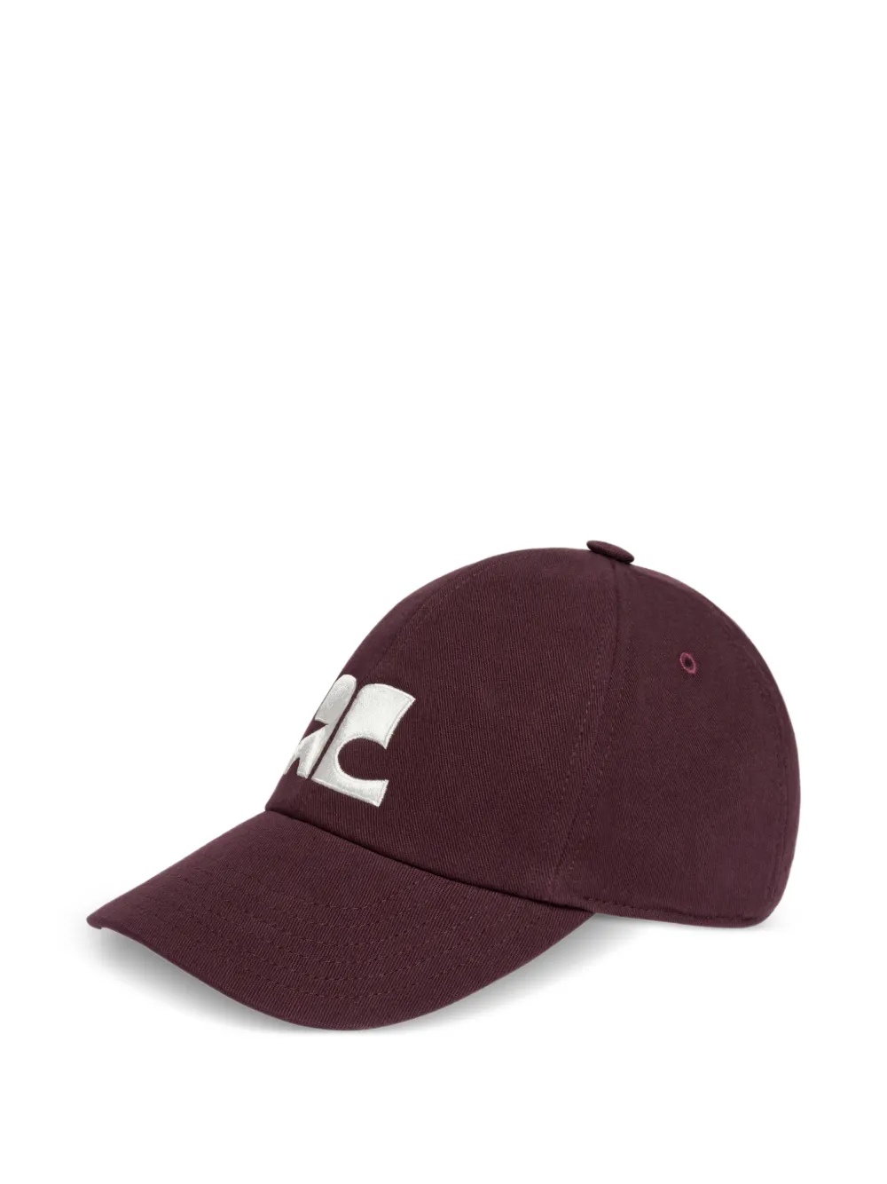 Courrèges Katoenen pet met AC-logo Paars
