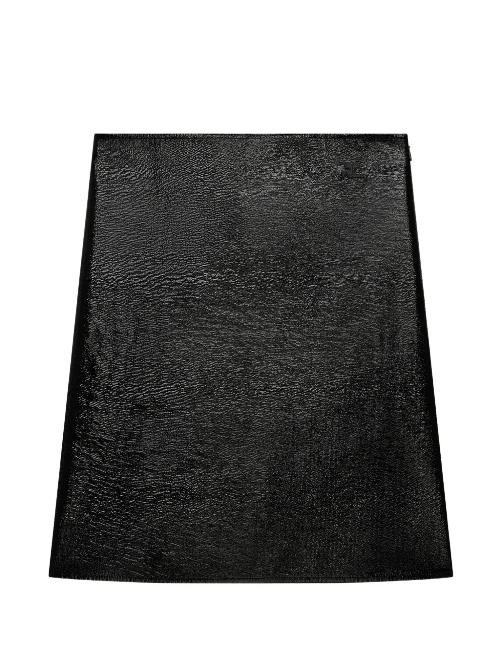Courrèges A-line Mini Skirt In Black