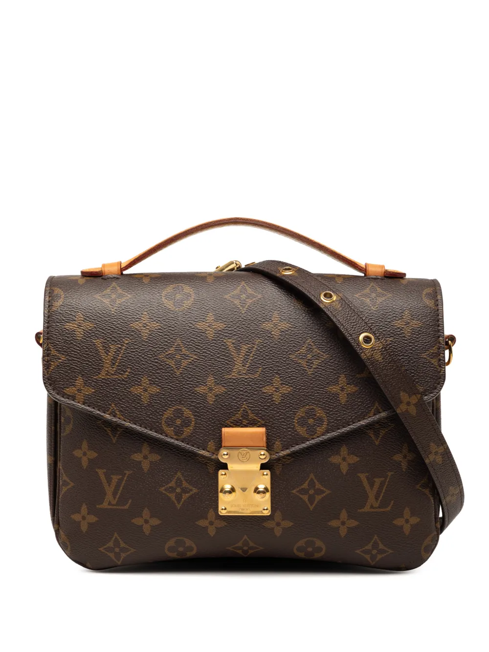 Louis Vuitton Pre-Owned 2021 Monogram Pochette Metis satchel - Marrone
