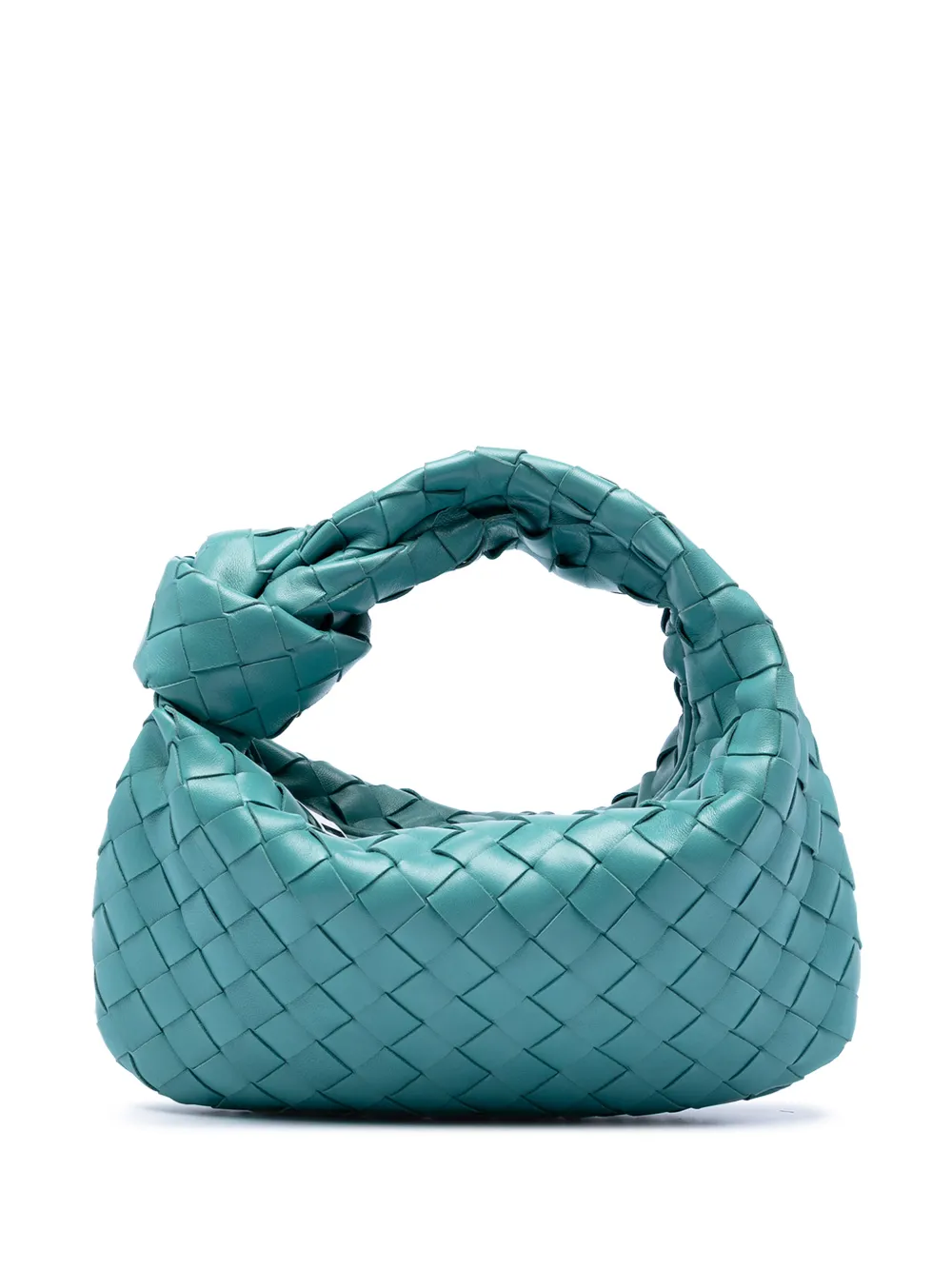 Bottega Veneta Pre-Owned 2012-2026 Mini Nappa Intrecciato Jodie hobo bag - Blu