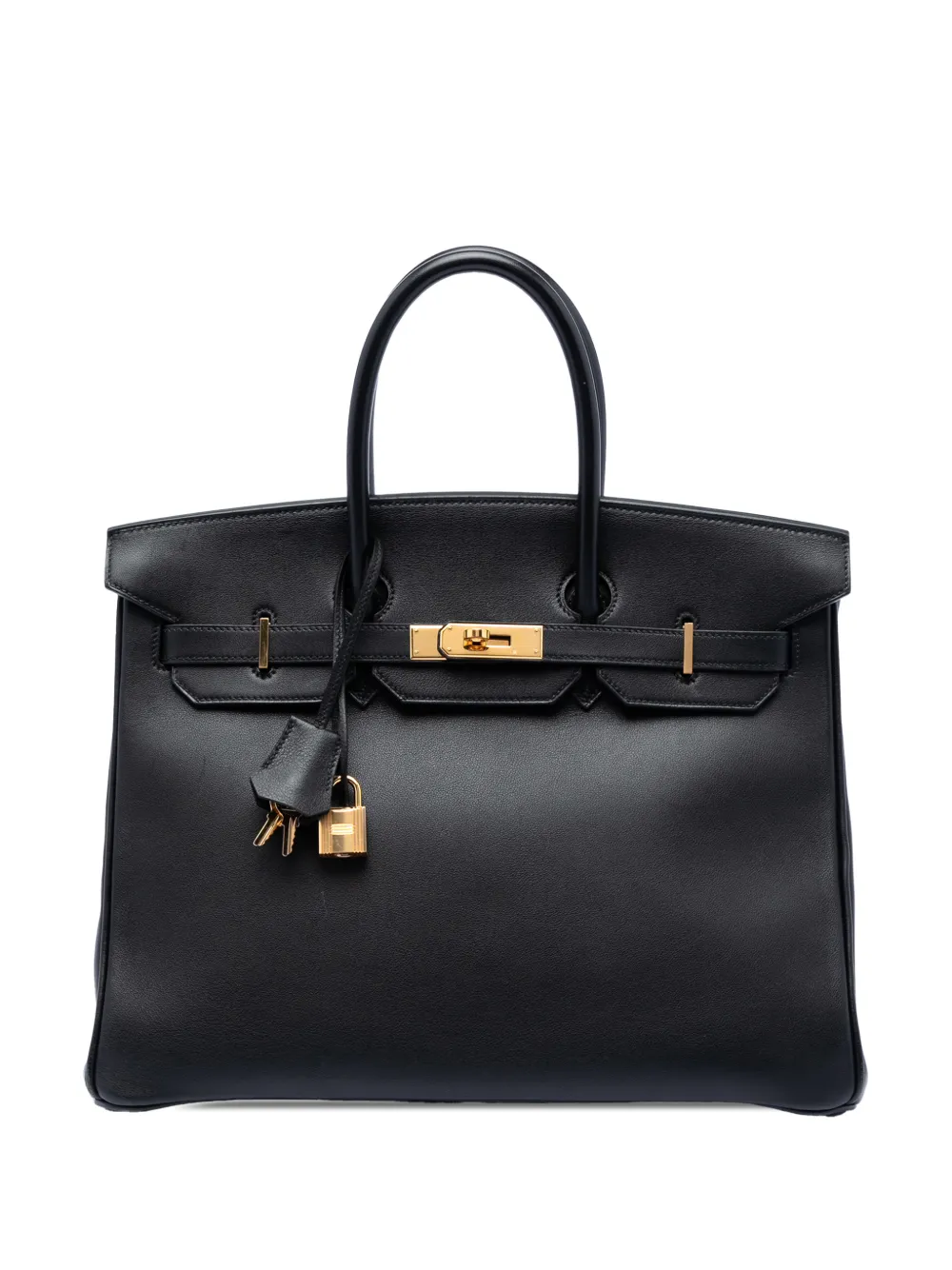 Hermès Pre-Owned 2000 Swift Birkin Retourne 35 handbag - Nero