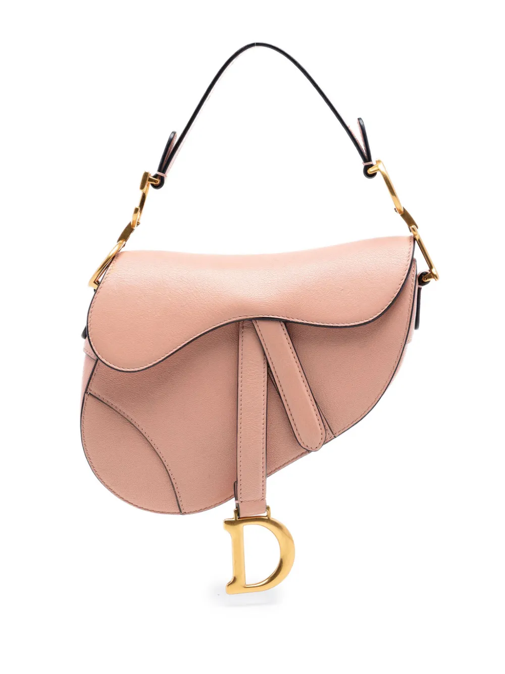 Christian Dior Pre-Owned 2020 Mini Goatskin Saddle Bag satchel - Pink