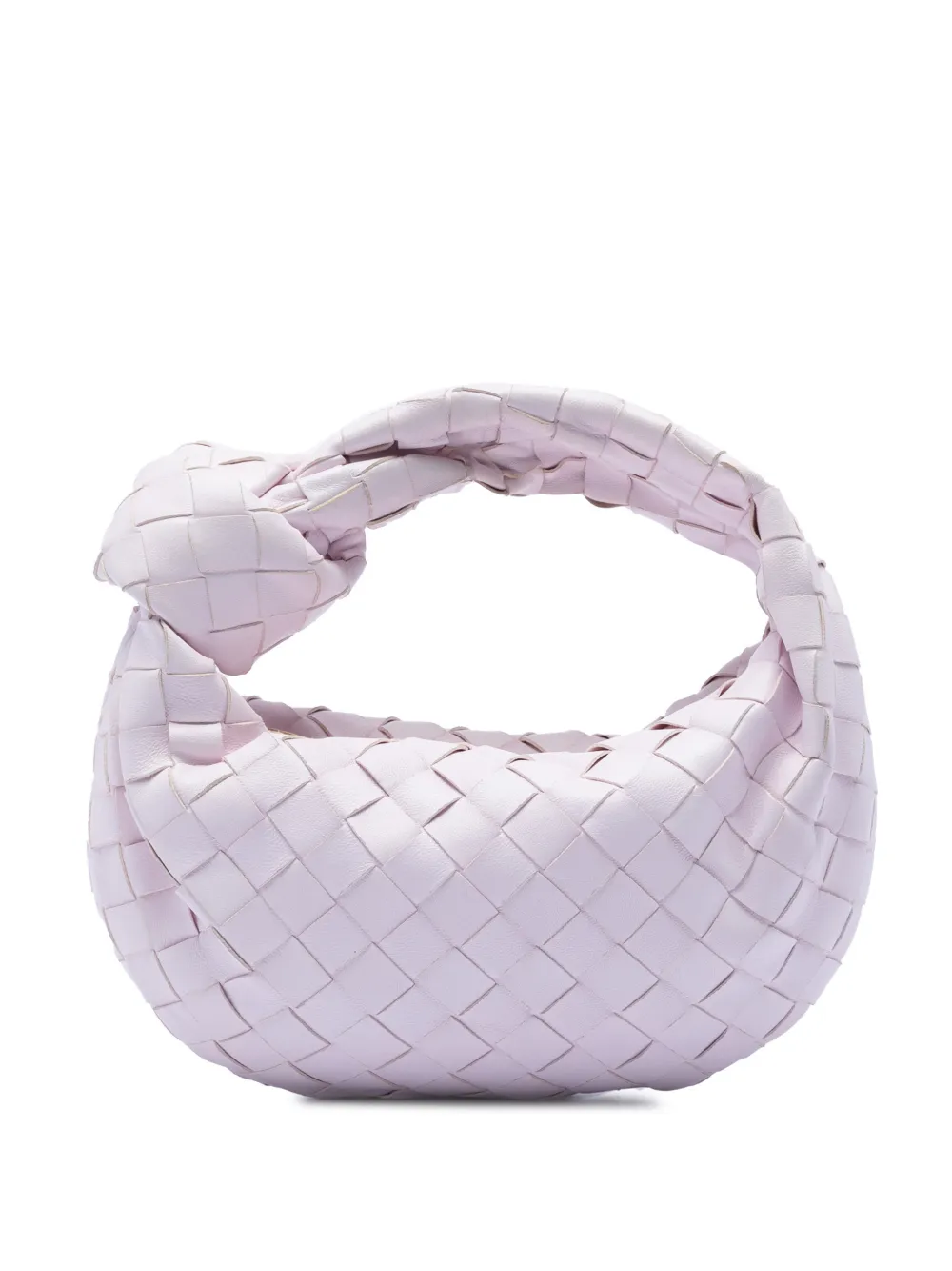 Bottega Veneta Pre-Owned Borsa passepartout Jodie mini in nappa con design Intrecciato 2012-2026 - Rosa