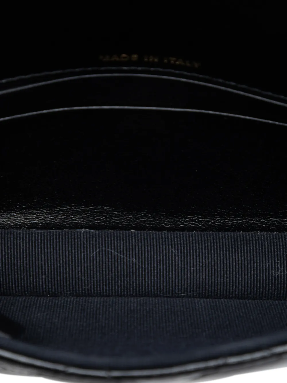 Chanel Pre-owned 2021-2026 Quilted Lambskin Giant CC Flap Phone Holder with Chain Crossbody Bag in Black, view 5