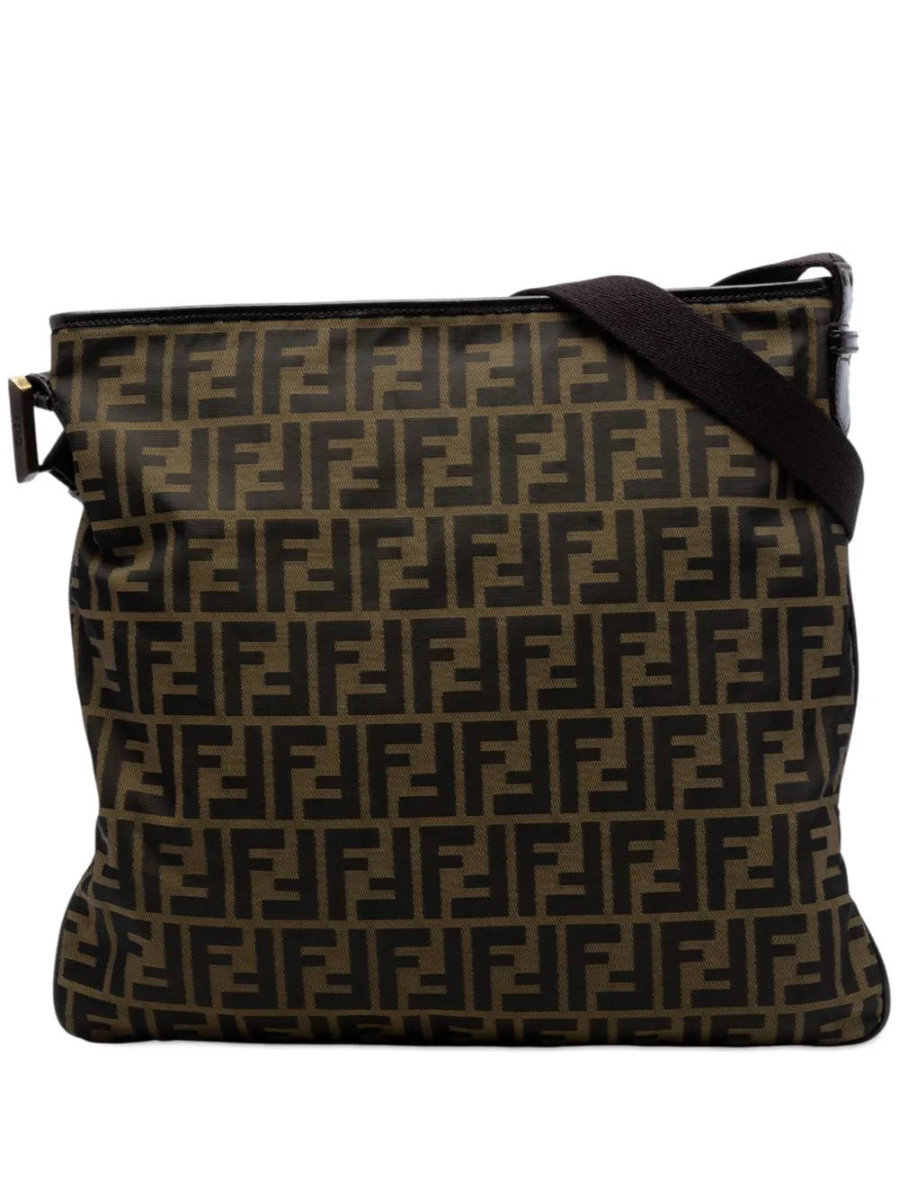 Fendi Pre-Owned 2000-2010 Zucca Canvas crossbody bag - Braun