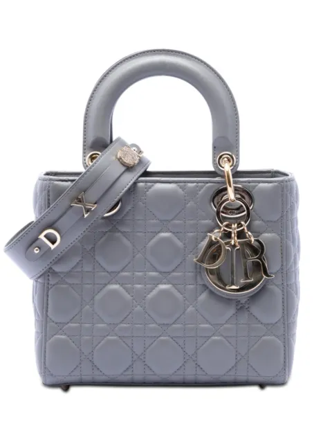 Christian Dior Pre-Owned 2019 Small Lambskin Cannage My ABCDior Lady Dior satchel