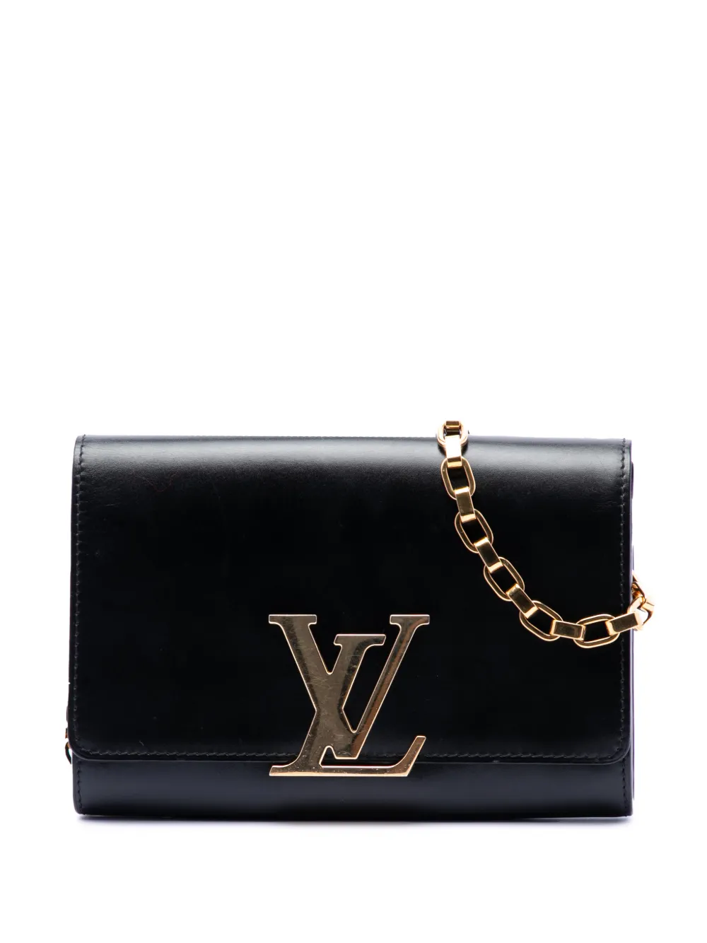 Louis Vuitton Pre-Owned 2014 Louise Chain GM shoulder bag - Nero