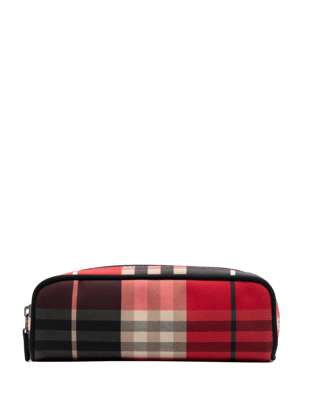 Burberry Pre-Owned 2000-2017 Exploded Check Canvas pouch - Rosso