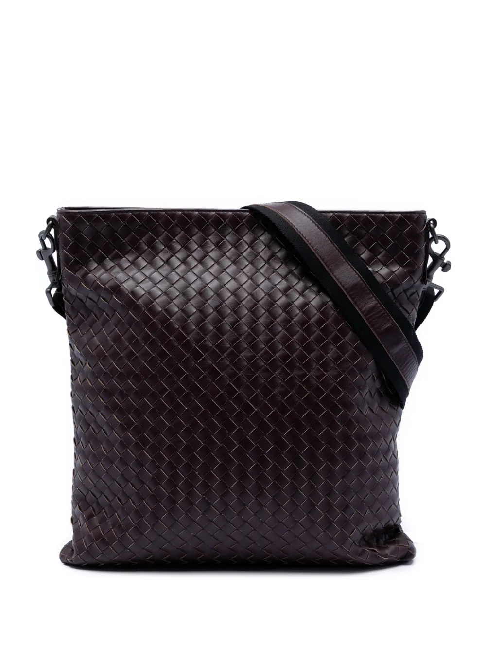 Bottega Veneta Pre-Owned 2012-2026 Nappa Intrecciato VN crossbody bag - Braun