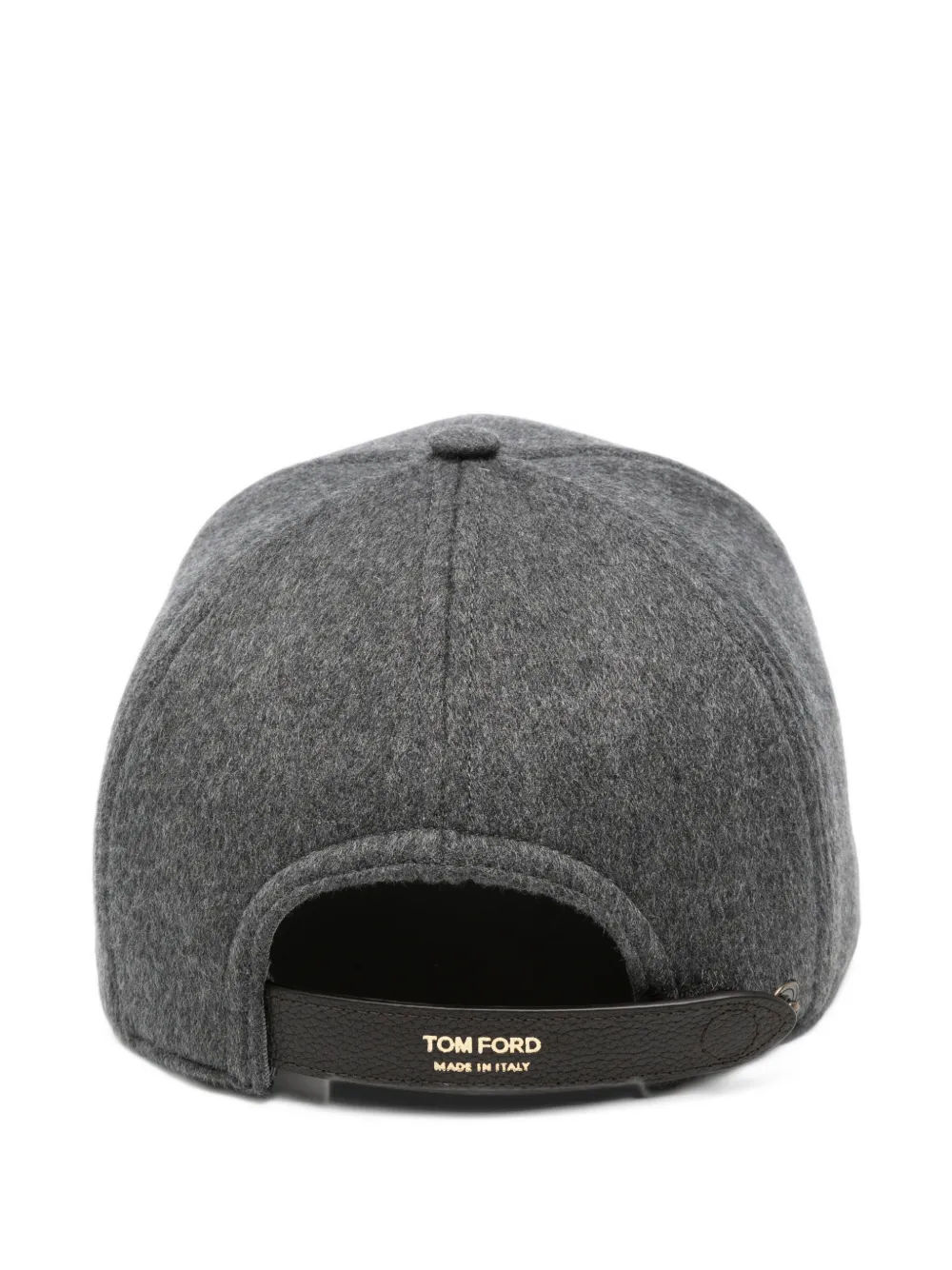 Tom Ford Tf Logo-embroidered Baseball Cap In Gray