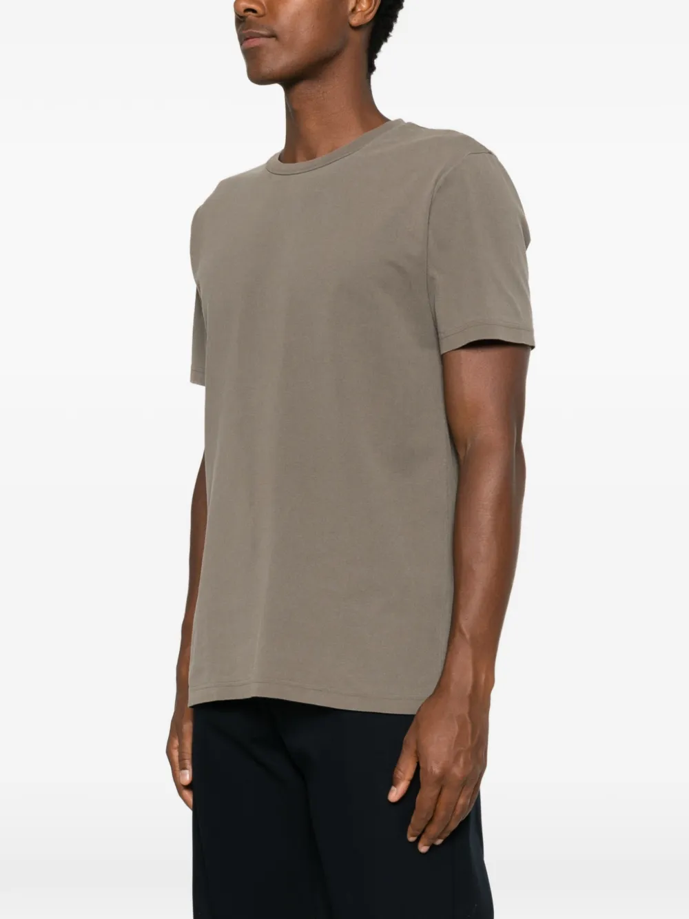 A.P.C. T-shirt met logoprint met ronde hals Grijs