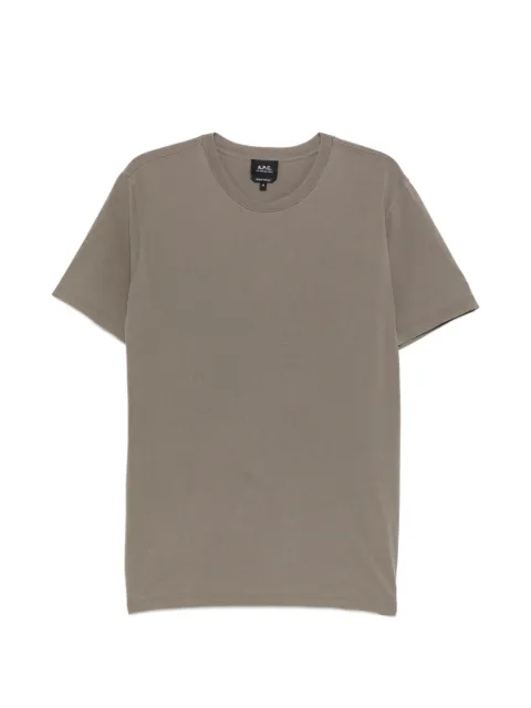 A.P.C. logo-print crew-neck T-shirt