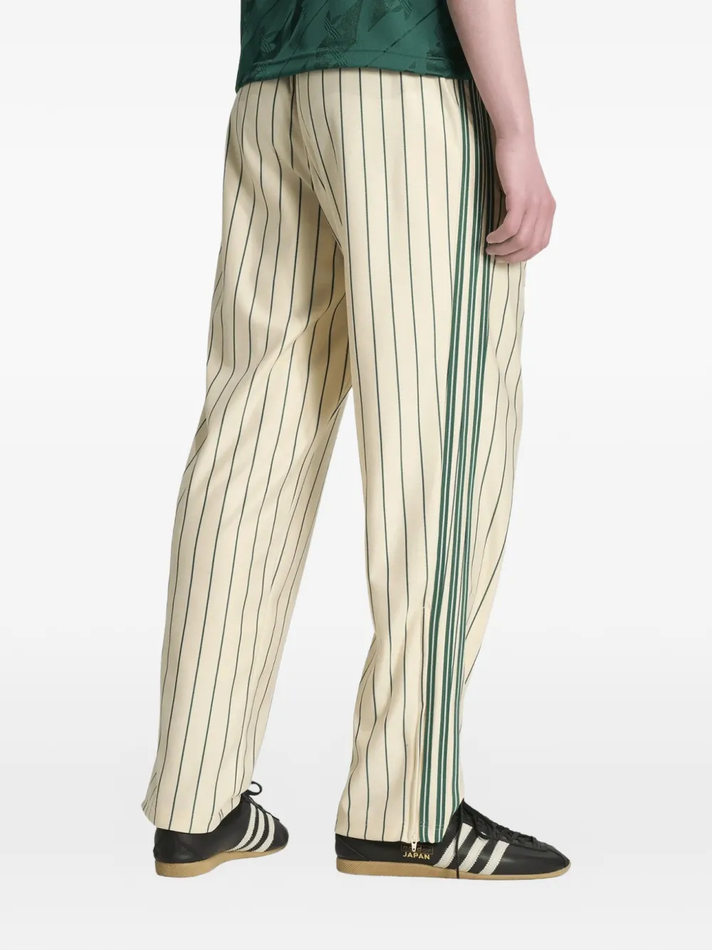 adidas Firebird trainingsbroek met krijtstreep Beige