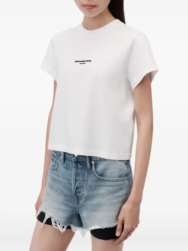 Alexander Wang logo-print T-shirt | White | FARFETCH