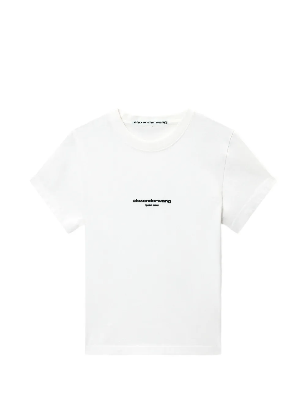 Alexander Wang logo-print T-shirt - Bianco