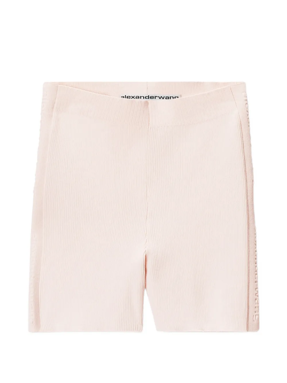Alexander Wang ribbed-knit mini shorts - Pink