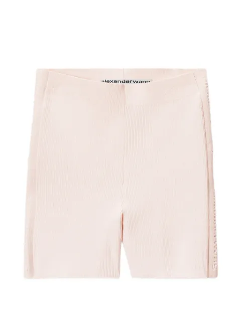 Alexander Wang shorts tejidos de canalé