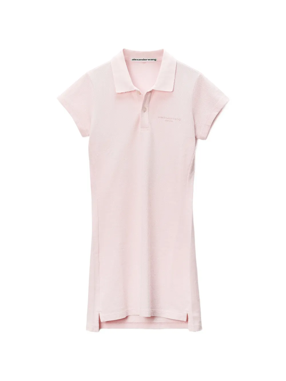Alexander Wang crystal-embellished polo dress - Rosa