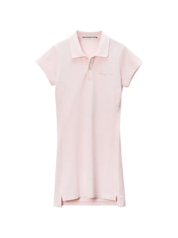 Alexander Wang ビジュー ポロミニドレス | ピンク | FARFETCH JP