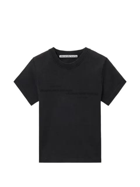 Alexander Wang playera de logo espejado