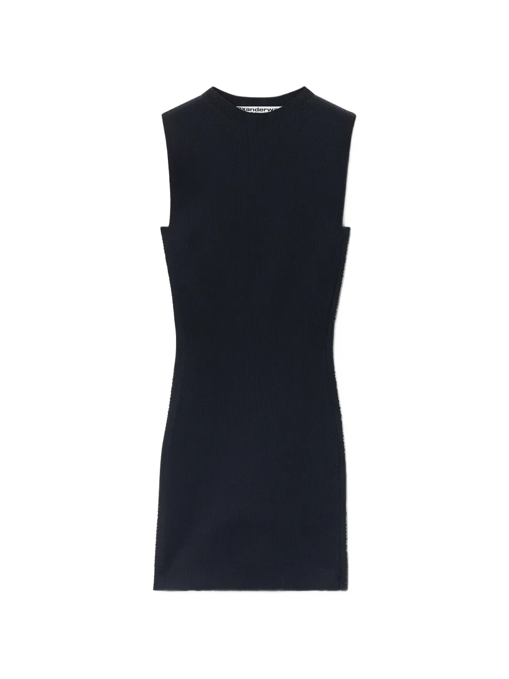 Alexander Wang rib-knit mini dress - Nero