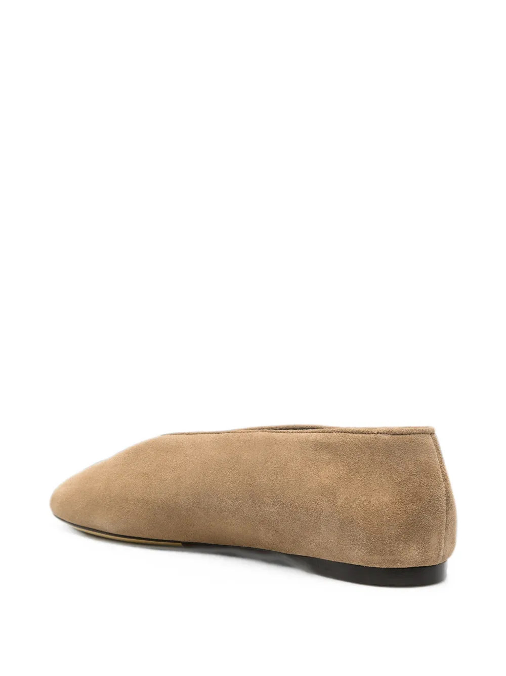 Moschino round-toe ballet flats Beige