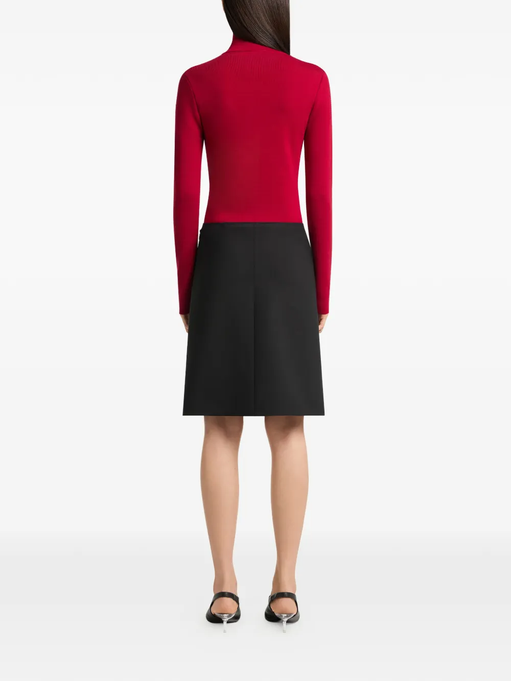 Courrèges Logo Embroidered Zipped Cardigan, view 3